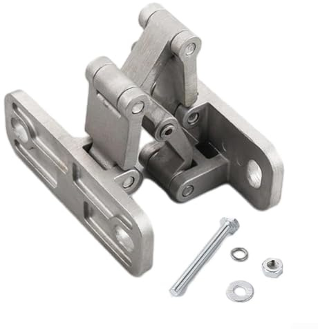 Unsichtbares robustes Türscharnier aus Edelstahl, perfekt für Steintüren mit verstellbarem Winkel (S(70kg))