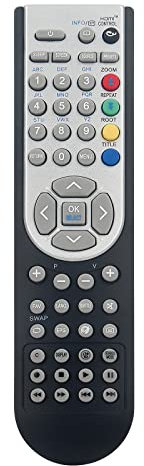 Universal Mando a Distancia Aptos para Nevir LCD TV K23LV1H K40DLV2F K24LV1H K26CV1H K50DLV1F K40FHD1 K32DLV1H K32DLV3H K32LV1H K40DLV1F NVR-7502-19HD-B NVR-7502-22HDB NVR-7019-HDN