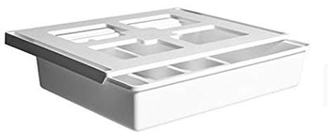 Qerwsdty Schreibtisch Schublade, Unter Schreibtisch Ablage, Set für BüRo Schlafzimmer KüChe, für Stifte/Bleistifte