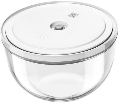 ZWILLING Z1030-842 Fresh & Save - Recipiente de almacenamiento al vacío, L 9.4 pulgadas (24 cm), cuenco de vidrio, grande, hermético, tapa, resistente al calor, vidrio, recipiente de almacenamiento al