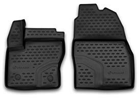 ELEMENT 3D Gummimatten Fussmatten Set passend für Ford Transit/Tourneo Connect | MK2 | 2012-2024 | NUR VORNE FUSSMATTEN | 100% passgenaue Auto Fußmatten, robuste Universal Fußmatte Auto