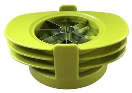 Taglia Patate a Bastoncino 4 in 1 Affettatrice per frutta e verdura, Affettatrice per frutta, Affettatrice per carote, Affettatrice per verdure in acciaio inossidabile, Utensile (Green, 18.4x12.7cm)