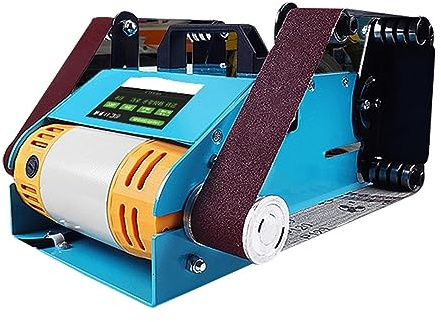 Amoladora de banda de 950W, Mini lijadora de banda eléctrica, máquina de papel de lija de banda DIY, afilador de cuchillos multifuncional, máquina de molienda