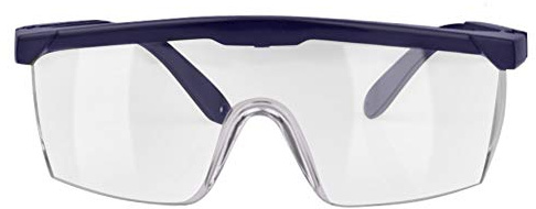 EVTSCAN ANTI FOG WINDPROOF ANTI DUST FULL SEALING GOGGLES TRANSPARENT LENS WEARABLE NEARSIGHTED GLASSES (Dark Blue)