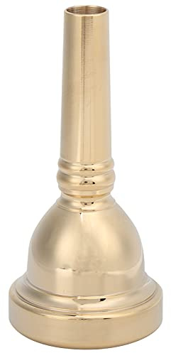 Embout de corne 12 pouces pour Trombone ténor, accessoire d'instrument de musique en cuivre, pièce de Trombone de qualité avec vide et (Gold)