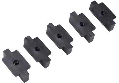 Sxhlseller Clamp/Holder de Fixation de Terrasse, 100 Pièces, Attaches Cachées pour Terrasse Composite, Installation Facile pour Cadres de en Bois ou Composites en Plastique rainuré