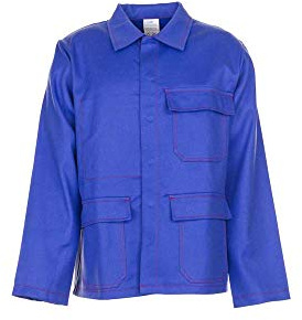 Planam 1732048 Hitze/Schweißerschutz Jacke, 500 g/m², Kornblau, Größe 48