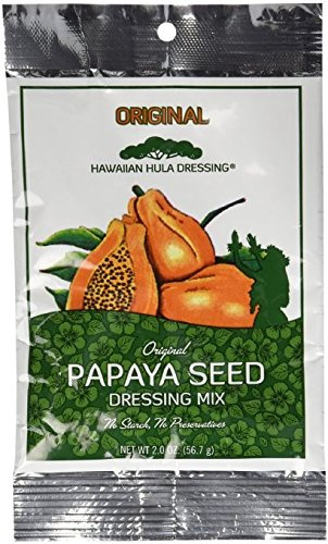 Hawaiian Papaya Seed Dressing Mix Pack of 10 - 2 oz. packs