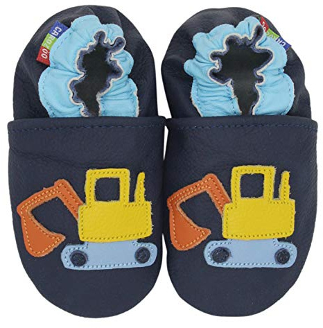 Carozoo excavatrice Bleu foncé (Excavator Dark Blue) 2-3y