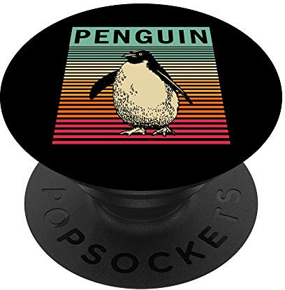 Pinguin Retro Vintage Pinguin PopSockets Klebender PopGrip