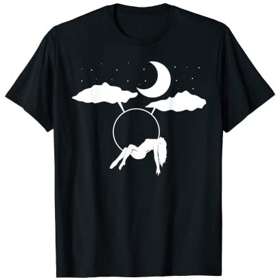 Aerial Yoga Design für Mädchen Aerial Hoop Workout Kleidung T-Shirt