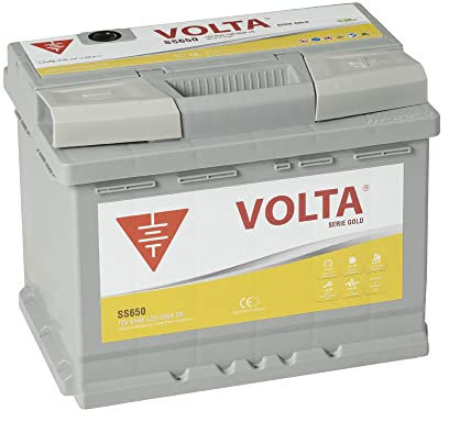 Bateria de Coche Gold 65Ah 650A Start-Stop Básico EFB - Borne +Dcha - Medidas Largo 242 x Ancho 175 x Alto 190 mm con 2 años de Garantía - Fabricación Europea.