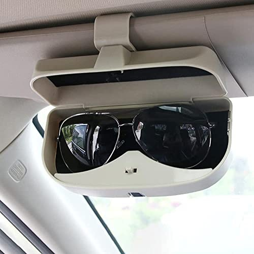 Brillenhalter Für Auto,Auto Sonnenbrillenhalter Brillenetui Auto Zubehör Innenraum,Auto Gadgets Innenraum (Grau)