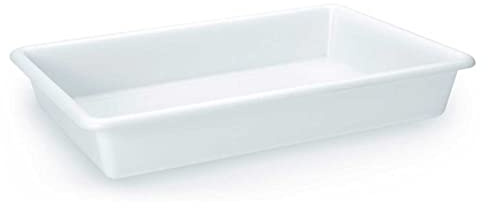 Acan Tradineur - Bandeja frigorífica de Almacenamiento – Fabricación en Polipropileno – Capacidad de 13 L – 8,5 x 54 x 39,5 cm – Color Blanco.