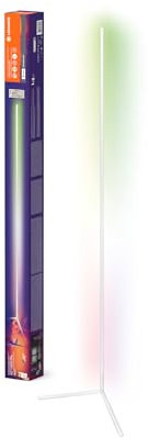LEDVANCE SMART+ WIFI piantana LED angolare, 200cm, bianca, 20W, 1710lm, luce bianca e colorata regolabile, dimmerabile, funzione ritmo musicale, lunga durata, controllabile tramite app, 2700-6500K