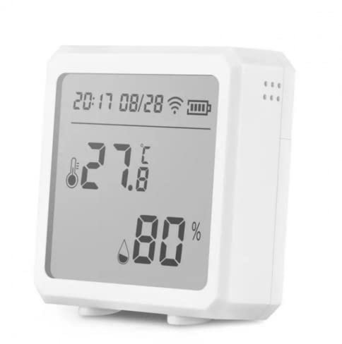 Kokoon Air Protect - Thermomètre et Hygromètre Intérieur & Extérieur - Mesure de la Température et de l'Humidité - Design Compact (6,5 cm) - Améliorez la Qualité de l'Air de votre Maison !