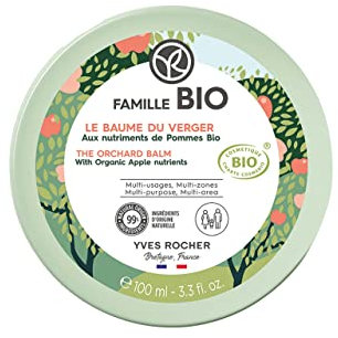 Yves Rocher Essenzielle Balsam-Creme für die ganze Familie, trockene und extra trockene Haut, Bio-Apfel-Wirkstoff, 100 ml