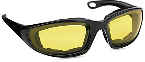 COOKOE Motorradbrillen Winddichter UV-Schutz Herren Motorbrillen ReitbrillenMänner Augenschutz Motobrillen Zubehör