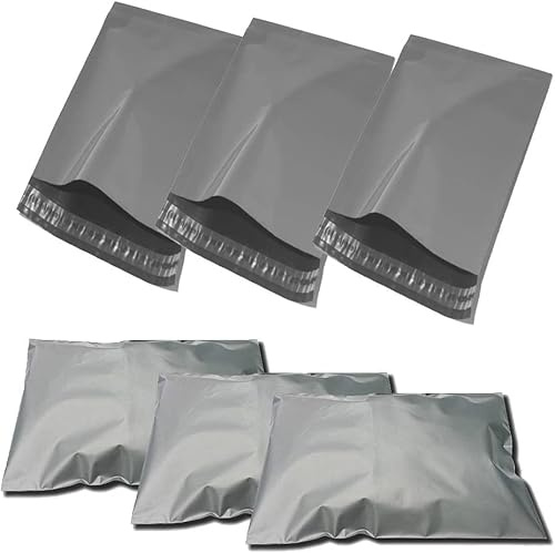 G4GADGET 50 bolsas de polietileno resistentes de 11,4 x 17,78 cm, material plástico, para envíos postales o correos, fuerte autosellado
