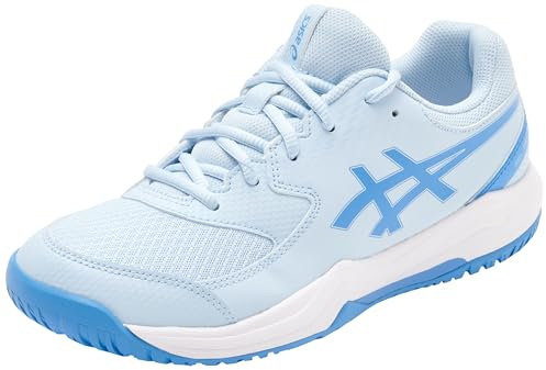 ASICS Boys Gel-Dedicate 8 Gs Sneaker, Light Blue Blue Coast, 6 UK