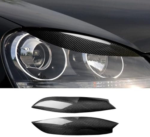 ROCILA Frontscheinwerfer-Augenbrauenblende, Frontscheinwerfer-Augenbrauenabdeckung, Ersatz der Außenverkleidung des Autos, für VW Golf 5 MK5 GTI R32 2005-2009