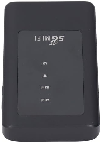 5G Mobile Hotspot, Unterstützt Schnelles Laden, 16 Gerätefreigabe, WiFi6 Dualband, Tragbares Wi-Fi-Gerät, Geeignet für Reisen, mit Nano-SIM-Kartensteckplatz