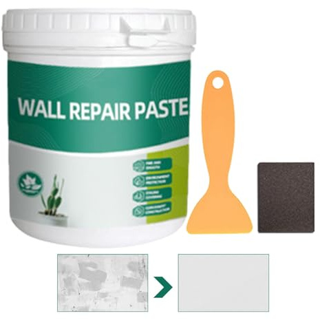 Wall Putty Repair Kit, 600g Waterproof Wall Mending Agent Repair Paste, Graffiti Repair Mending Paste Safe For Indoor And Outdoor