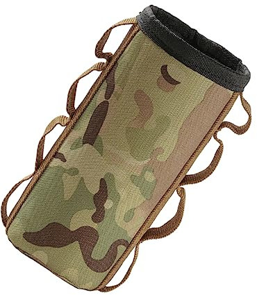 Mipcase Camping Fuel Cylinder Case Gas Tank Protective Cover Insulation for Outdoor Mini Gas Canister Storage Bag Camouflage Sleeve