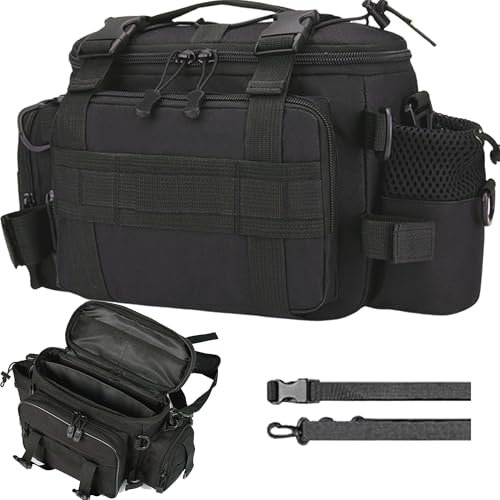 XUBX Borsa multiuso con grande capacità, grande capacità, borsa da pesca impermeabile, borsa da pesca per la pesca alla carpa, borsa a tracolla singola