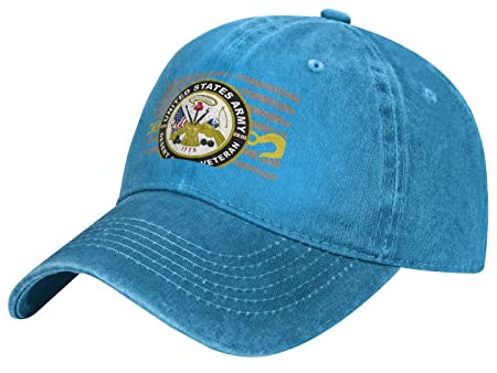 Herren Dame Cowboy Kappe Veteran Der Desert Storm-Armee Baseball Kappe Verstellbar Cowboy Cap Freizeit Trucker-Mütze Für Unisex Party Radfahren