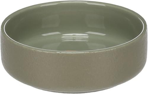 Flamingo Gamelle pour la Nourriture et l'eau Rama Vert – 350ml – pour Chien ou Chat | en céramique émaillée – Résistante, Stable et Facile à Nettoyer