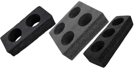 LABRIMP 3 piezas Portavasos de Espuma con Múltiples Orificios Bandeja para Bebidas Ligera y Portátil Soporte Resistente para Tazas de Café Té y Refrescos para Restaurante Reutilizable