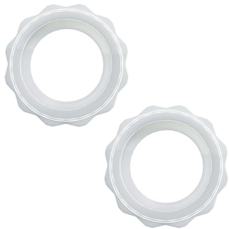 Anelli in silicone per coppette per allattamento Silverette, morbidi cuscini in silicone di grado medico per fissare le coppette per allattamento, prevenire lo scivolamento e migliorare il comfort per