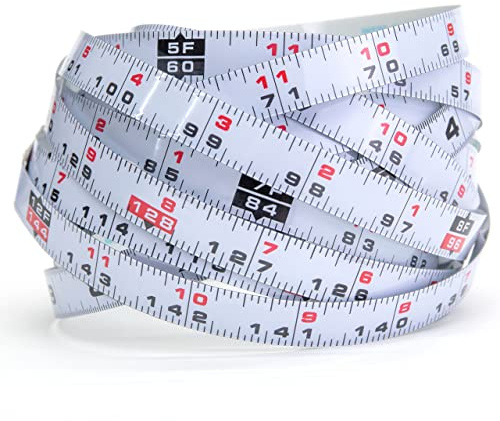 Kreg 12-Foot Self-Adhesive Measuring Tape - Right to Left Reading Bench Ruler - Stick On Precision Workshop Scale - KMS7723