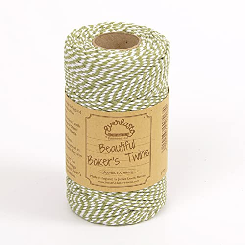 EVERLASTO Bobinas de Cordel Original de 100 m, Verde Salvia, 2 mm