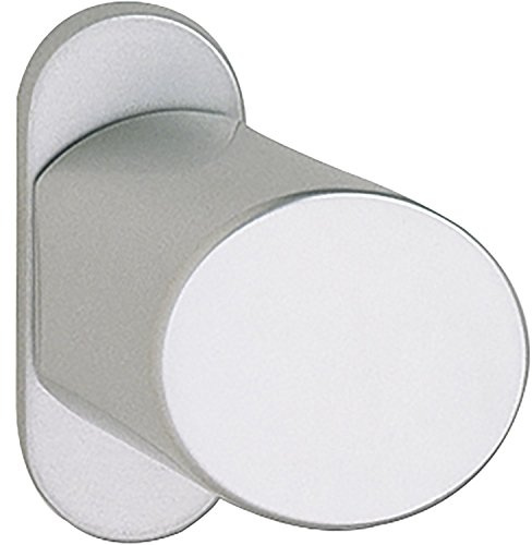 Türknopf GEOS - auf Rosette, Zylinderform abgeschrägt 56x40mm, Edelstahl matt, 1 Stück | Zubehör Beschläge Türen