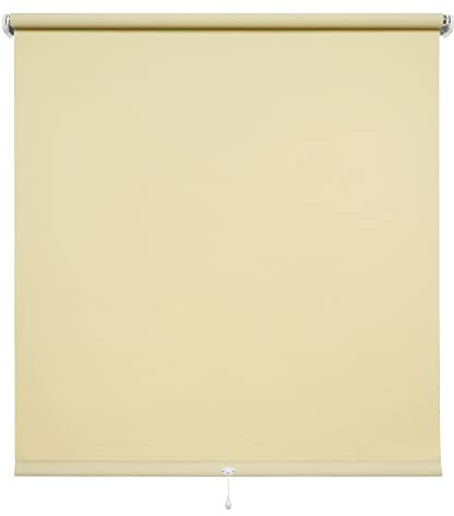 WR-Design Spring- oder Mittelzugrollo in Gelb - Breiten 62 bis 202 cm - Länge 130 cm - dekorativer Sichtschutz (142 x 130 cm)