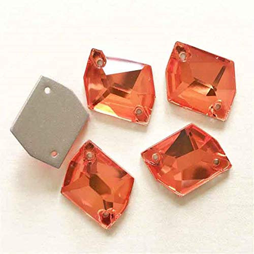 3265 Cosmic AAAAA Glass Stones DIY Nähkristalle Flachrücken Strass genähte Strasssteine ​​auf Kleidung Kleiderherstellung, Hyazinthe, 16x20mm 45St