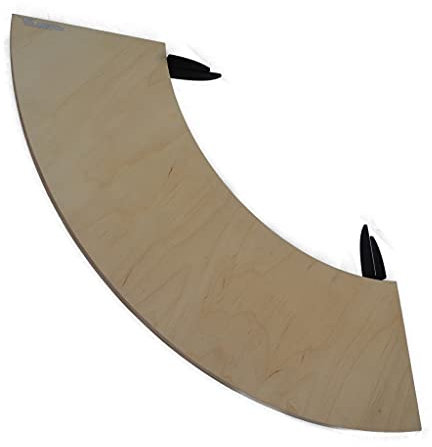 Anstecktisch 1/4 für 80cm 10mm Feuerplatte Umrandung 25x100cm Tisch #309