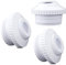 SAVITA 3uds Boquillas de Chorro de Piscina, Prácticas Chorro de Entrada de Globo Ocular Blanco Accesorio de Entrada de Flujo Chorro de Retorno de Piscina para Accesorios de Caño de Piscina