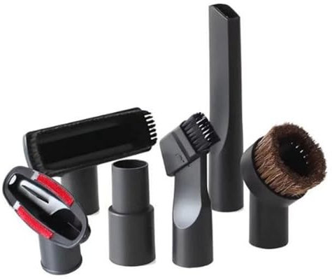 KASFDBMO 6Pcs 32mm Vacuum Attachments Accessories Vacuum Cleaner Set Brush Nozzle Crevice Tool With 35mm To 32mm Hose Adapter