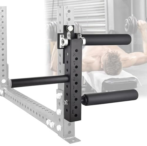 Quixnova Leg Extension Attachment Adjustable Seated Lower Body Special Leg Machine Leg Extension Rack Attachment for 2.5cm Diameter Barbell Plates - 12mm Thick Cotton Pad,1.6cm