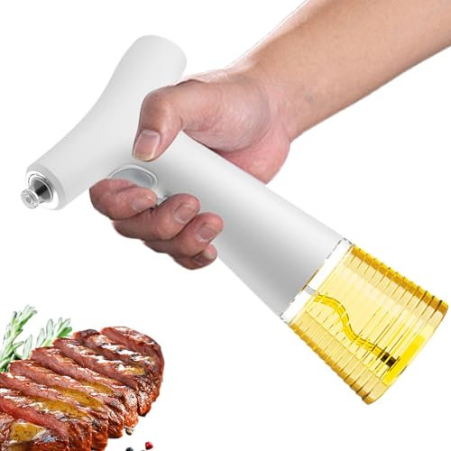 Pulverizador de aceite de oliva recargable | Botella pulverizadora eléctrica atomizada a presión para barbacoa, pulverizador de aceite eléctrico, botella pulverizadora de aceite eléctrica recargable