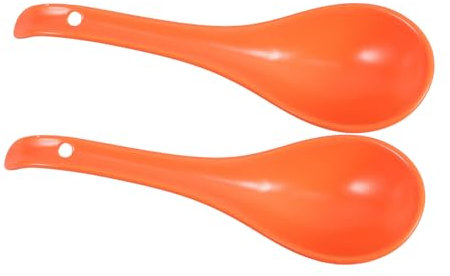 TOPBATHY 2 Piezas Cucharas De Cerámica Japonesas Cucharas Soperas De Cerámica Para Servir Para Uso Casa
