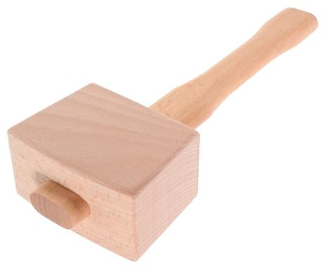 Ciieeo Herramienta de Mazo Mazo de Madera para Trabajar la Madera Herramienta Manual para Carpintería Martillo de Camping