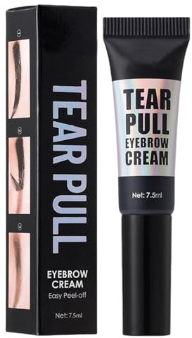Gel teint pour sourcils à - Teinture waterproof pour sourcils, couleur à séchage rapide et sans bavure | Crème fixante pour sourcils longue durée avec applicateur intégré, finition naturelle