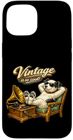 Custodia per iPhone 15 Il vintage è così bello! - Nipper Il grammofono per cani RCA