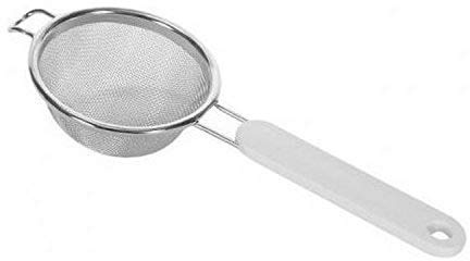 Metaltex - Setaccio fine, in acciaio inox, multicolore, 3 x 7 x 18,4 cm