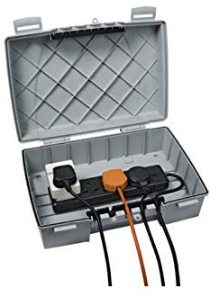 Timeguard TPS401 Outdoor IP55 Power Enclosure with 4 Gang 13A Socket Strip