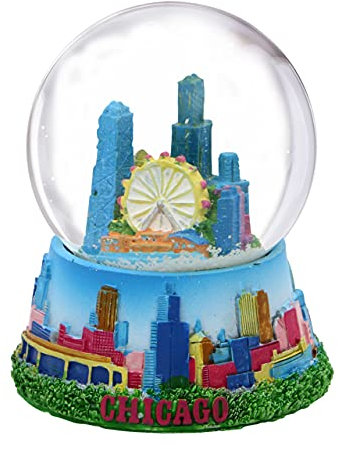 Chicago Schneekugel Sears Tower Hancock Snowglobe Souvenir (957)